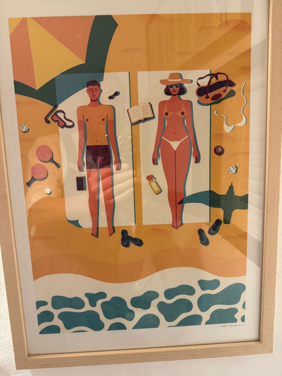 Bild auf der Toilette des Mar y Sal