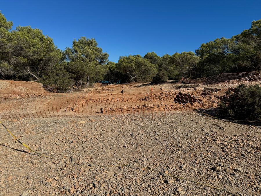 Ausgrabungen Sa Caleta. Es wird immer mehr der Phönizier gefunden.
